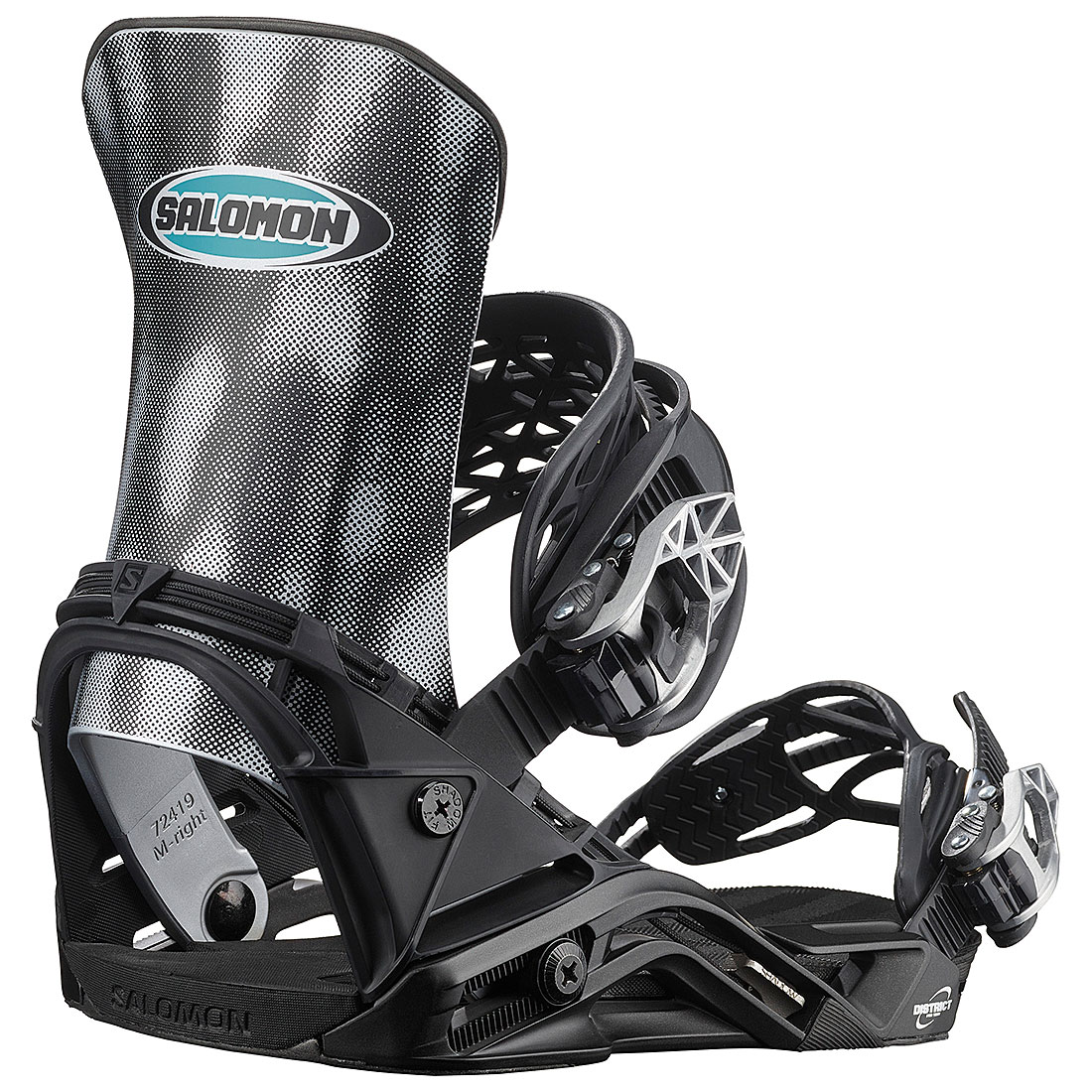 スノーボード 24-25 SALOMON DISTRICT PRO TEAM CHROME M Salomon District Pro Team Chrome Mens Snowboard Bindings