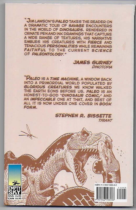 Collected Paleo: Tales of The Late Cretaceous TP VF+ Solblekt på ryggen Jim Lawson
