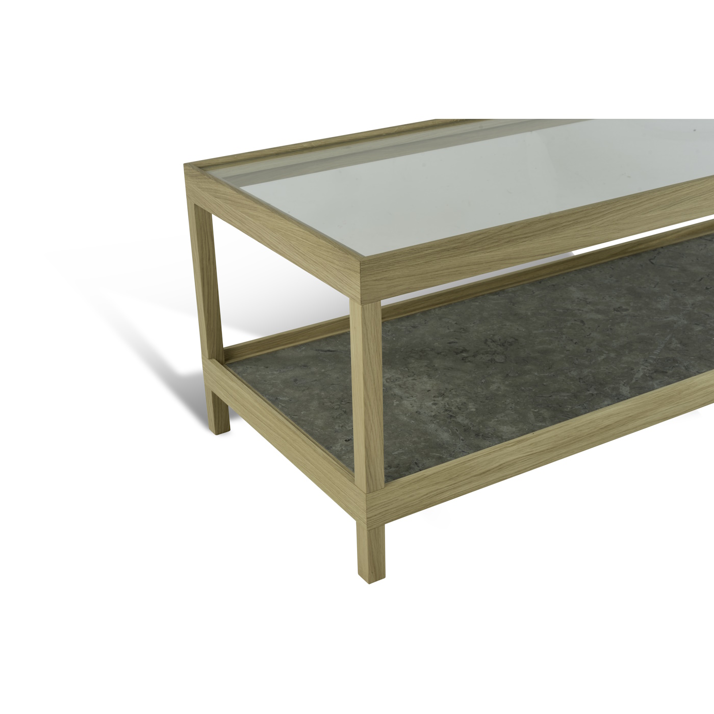 Ima soffbord 125 x 50 ek / kalksten Mavis  - 4