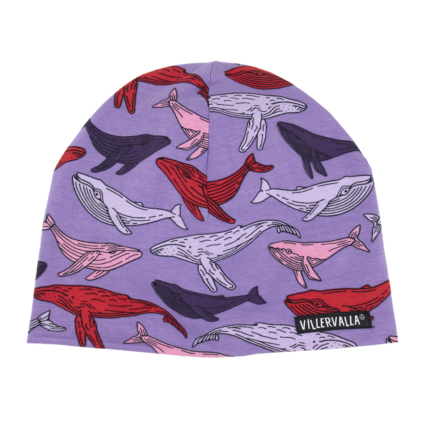 beanie WHALE LILAC