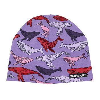 beanie WHALE LILAC