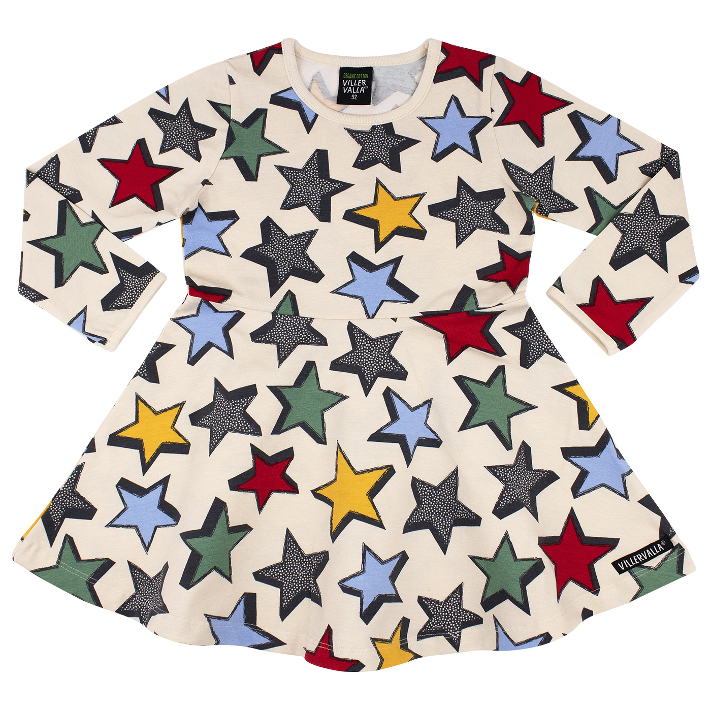 twirl dress STAR WHEAT