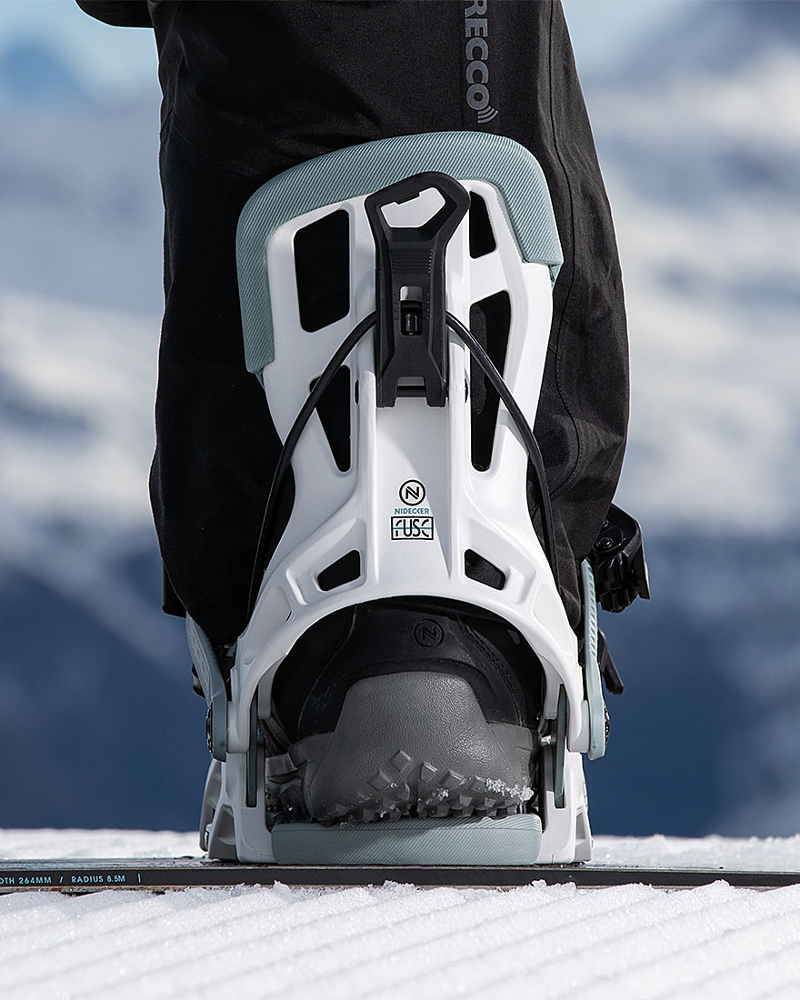 Nidecker Snowboardbindning Flow Fuse White - 9