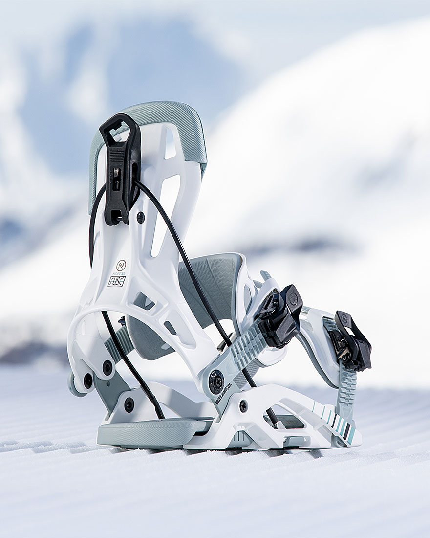 Nidecker Snowboardbindning Flow Fuse White - 8