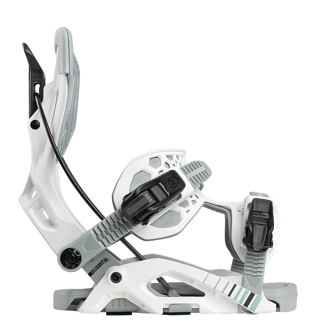 Nidecker Snowboardbindning Flow Fuse White - 4