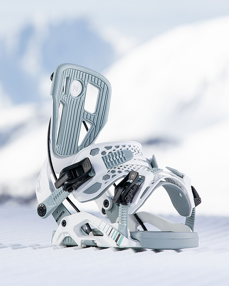 Nidecker Snowboardbindning Flow Fuse White - 5