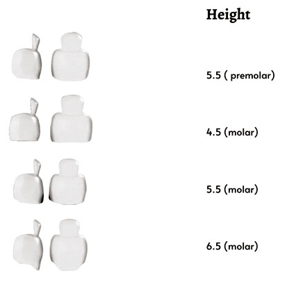 BioClear Biofit HD Molar 5.5mm, 25st.