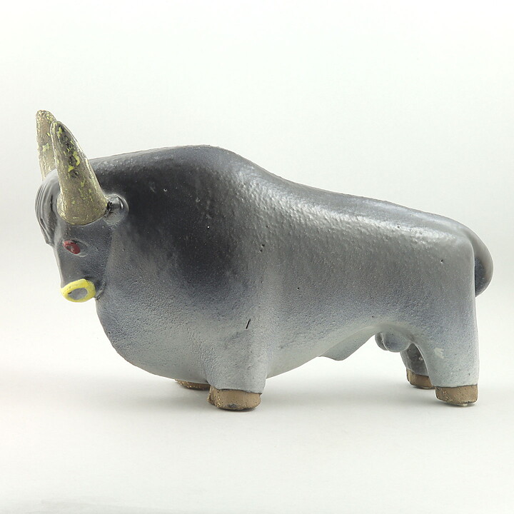 Taisto Kaasinen (1958) Majestic Bull 40 cm