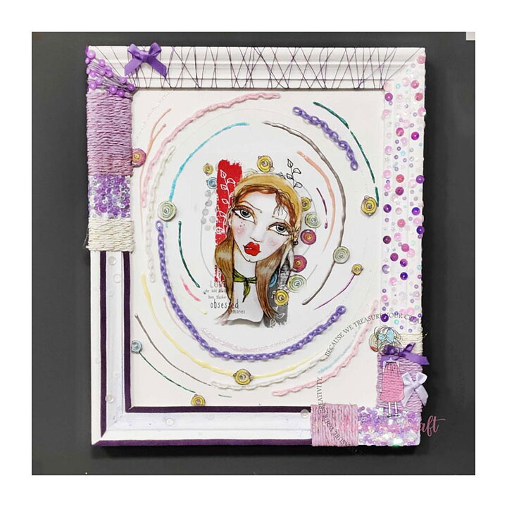 Dress My Craft Mini Transfer Me Sheet - Blush Beauty