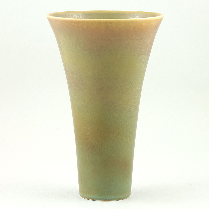 Gunnar Nylund (1950s) Unique Green Vase 20 cm