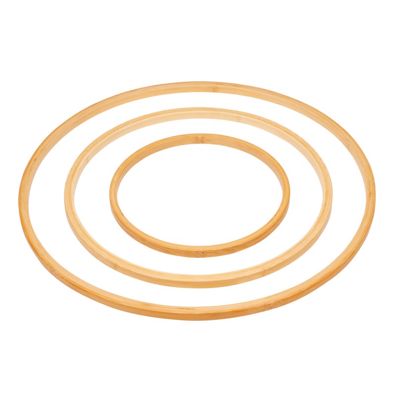 Hula Hoop Natural Wood ( 30 cm )  - 2