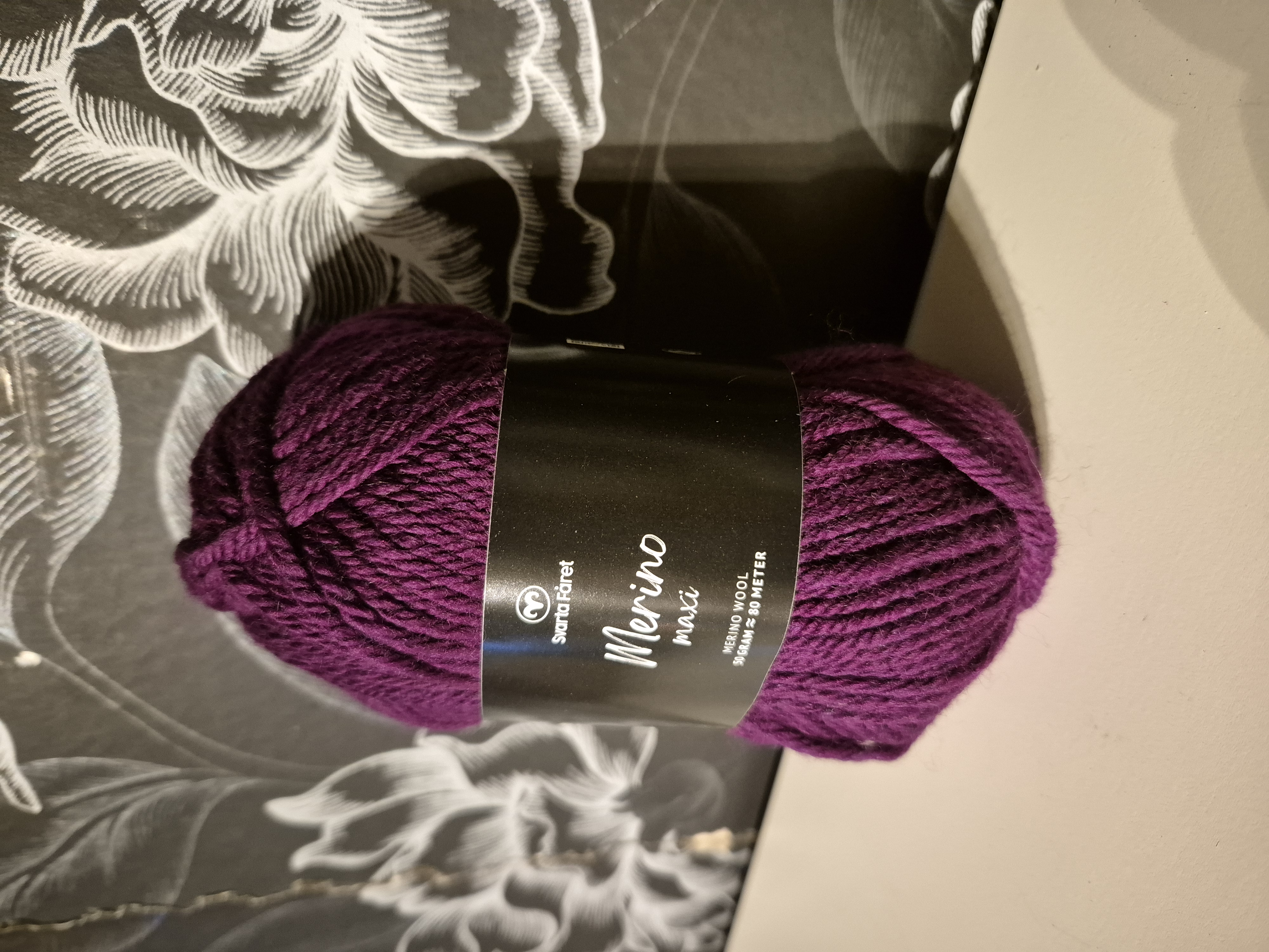 Merino maxi 221517, Mulberry potion, 50gr, Järbo