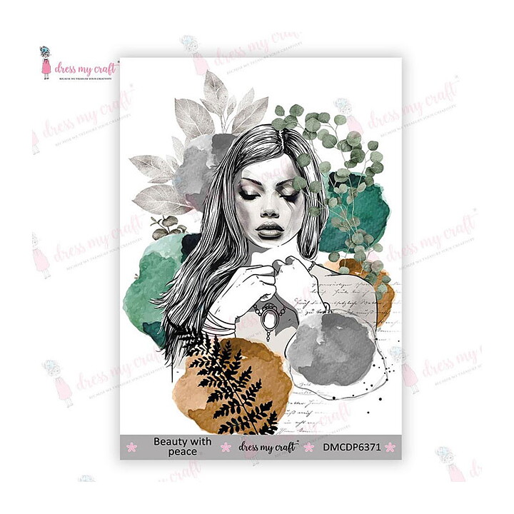 Dress My Craft Mini Transfer Me Sheet - Beauty with Peace