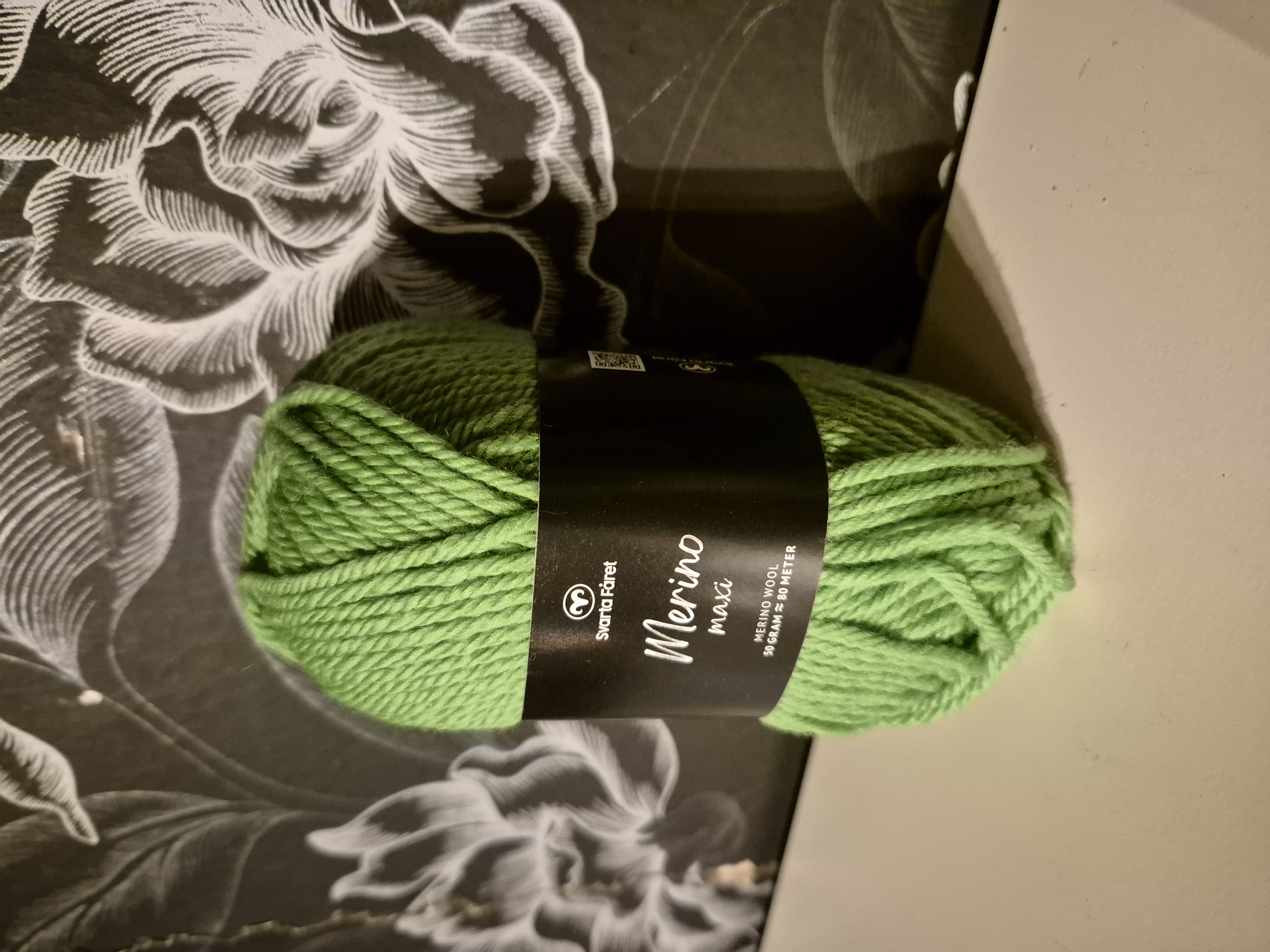 Merino maxi 221513 Green parkett, 50gr, Järbo