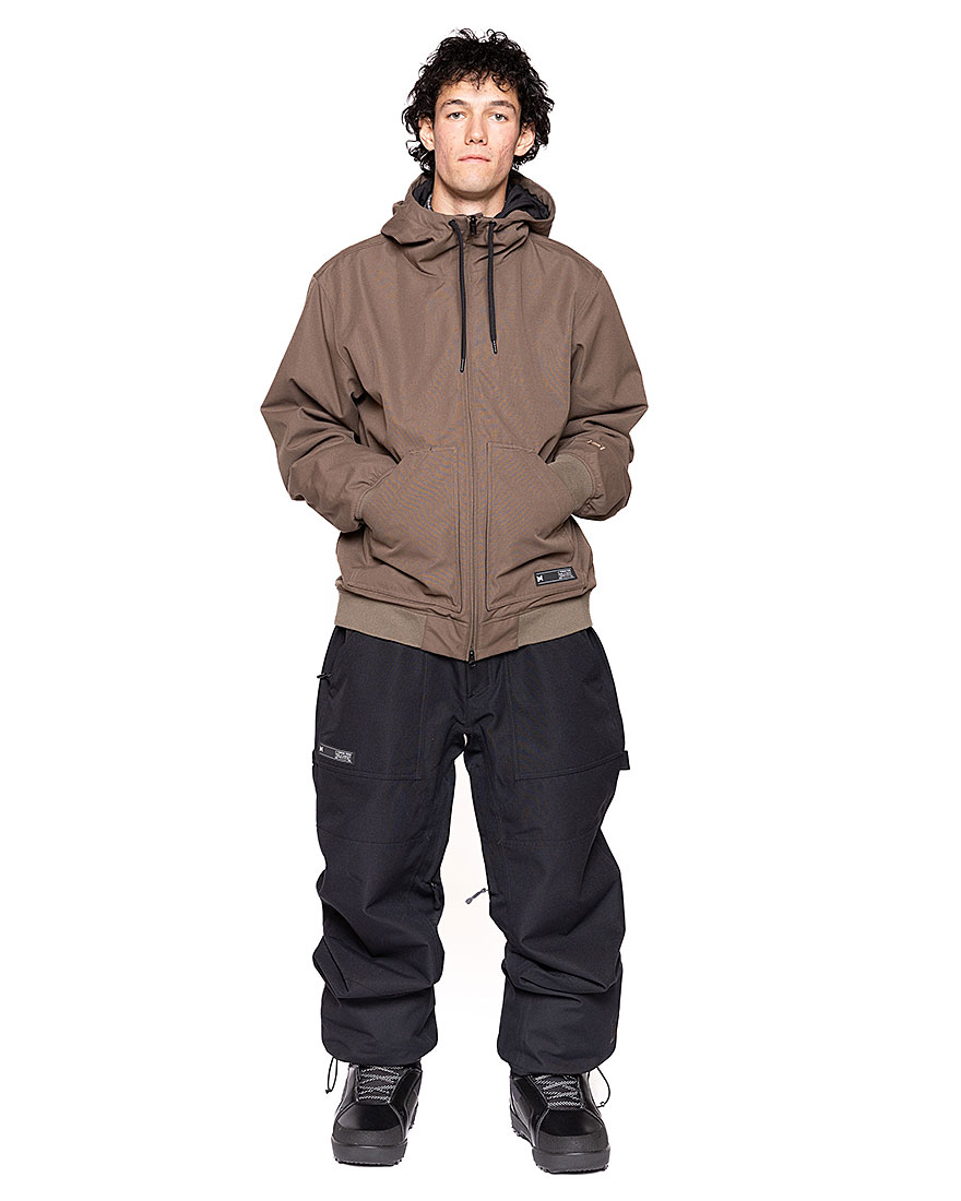 L1 Snowboard Jacket Americana Brown Stone - 3