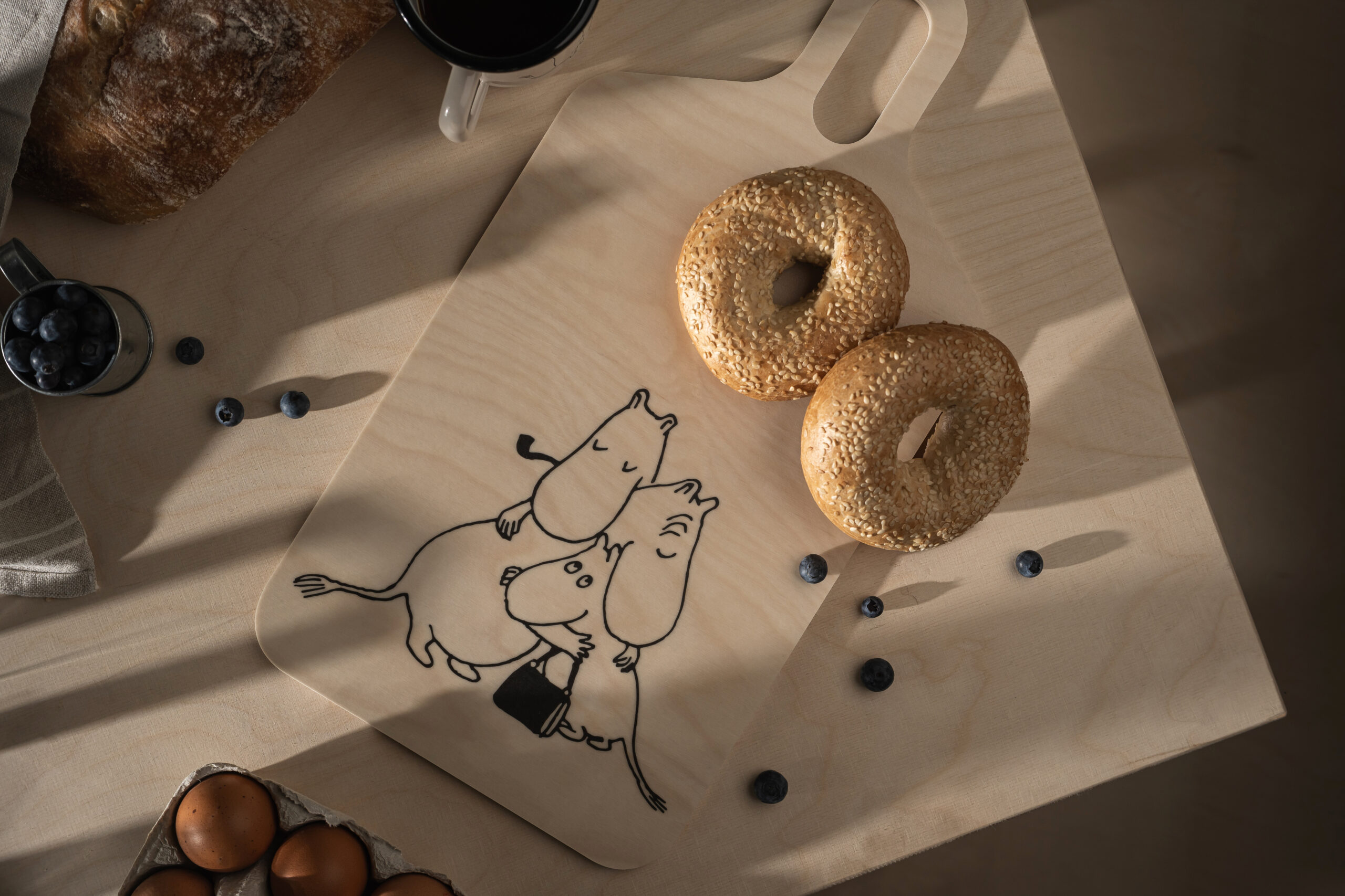 Mumin Skärbräda - Moomin 80 (Olika fram & baksida) - 3