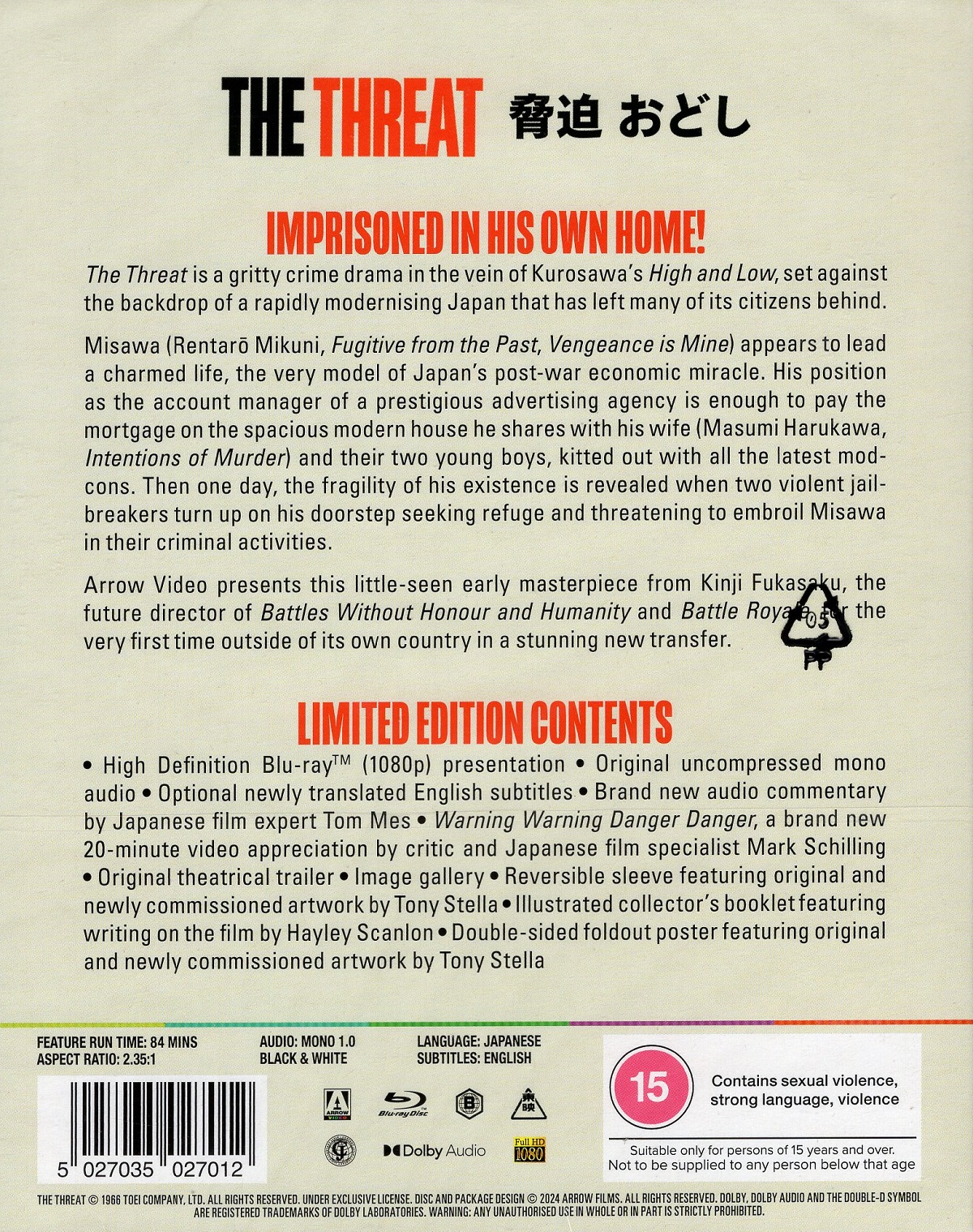 The Threat (Limited Edition) (ej svensk text) (Blu-ray) - 2