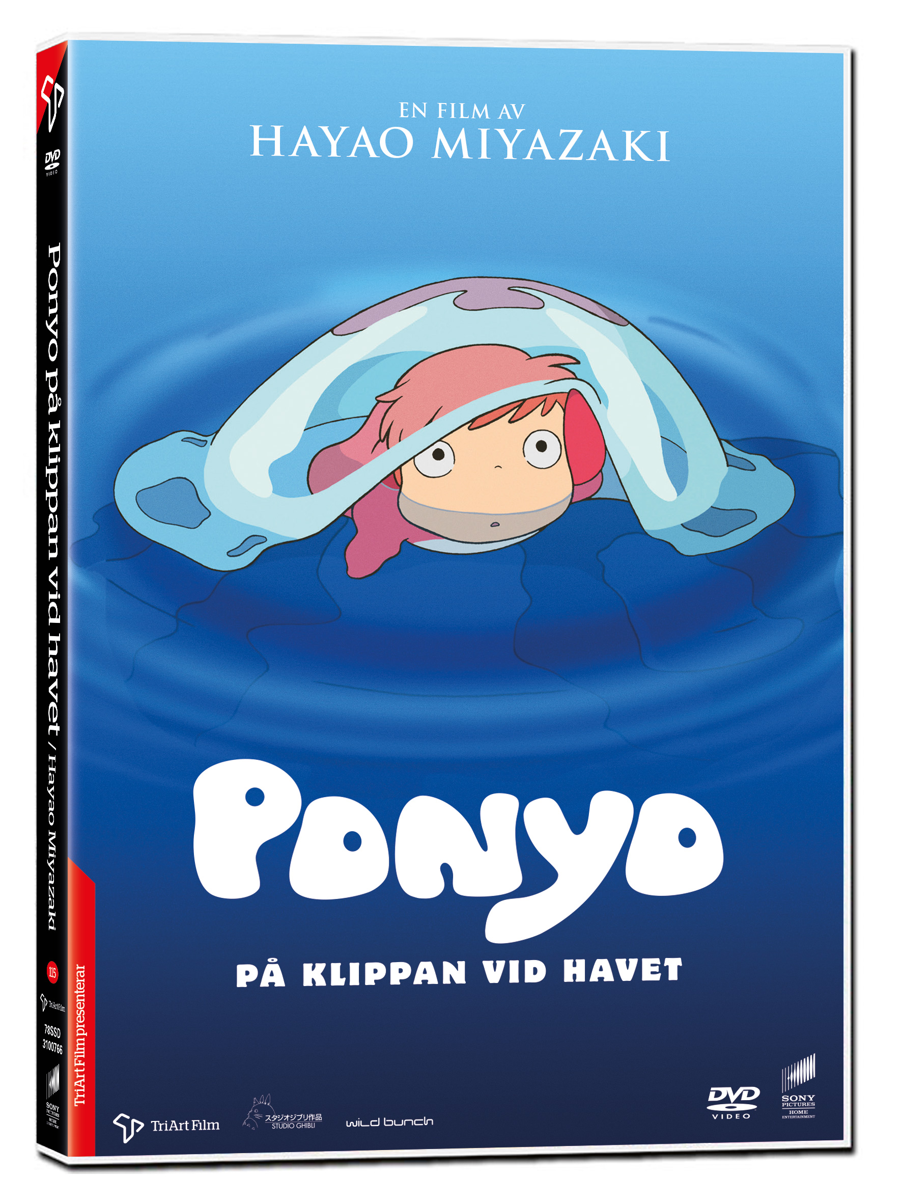 Ponyo på klippan vid havet