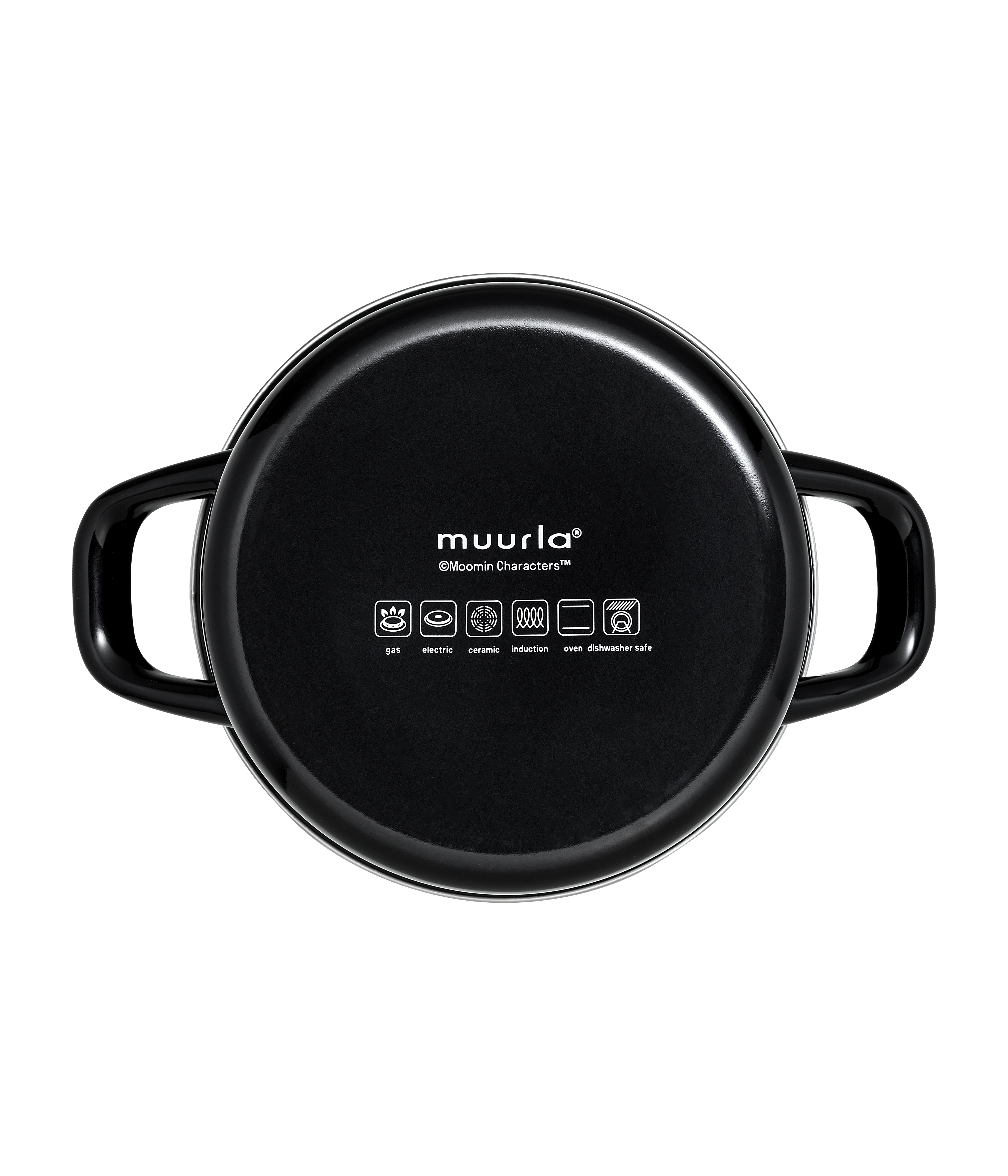 Mumin Emaljgryta med lock - 1,5 L - 2