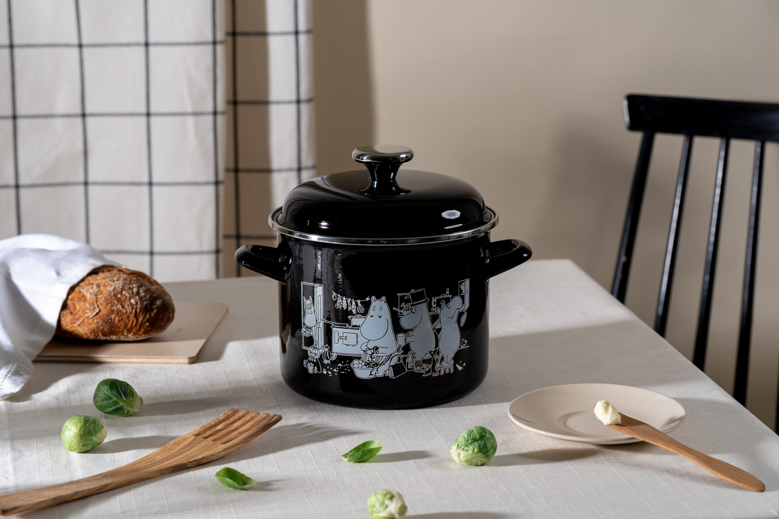 Mumin Emaljgryta med lock - 3,5 L - 4