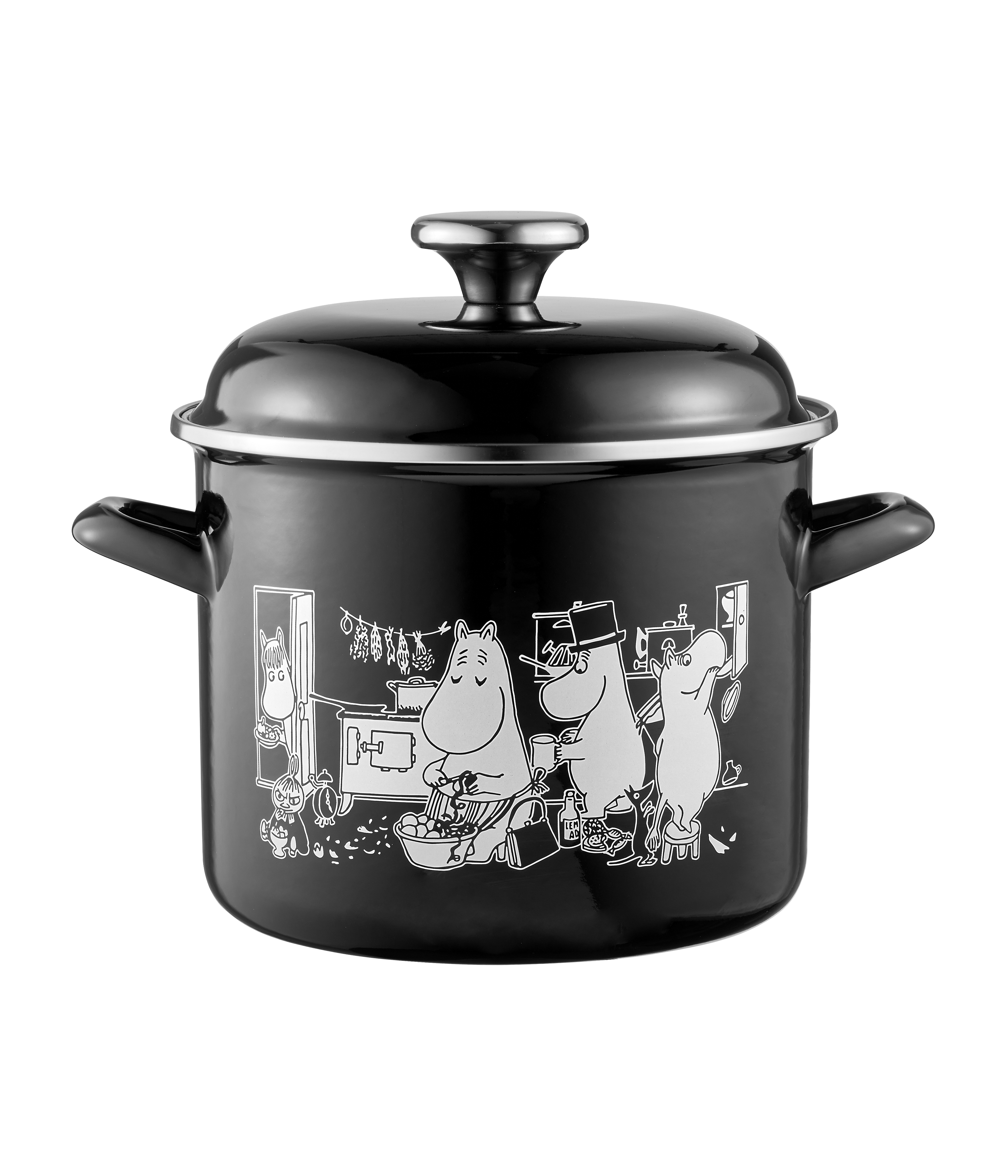 Mumin Emaljgryta med lock - 3,5 L