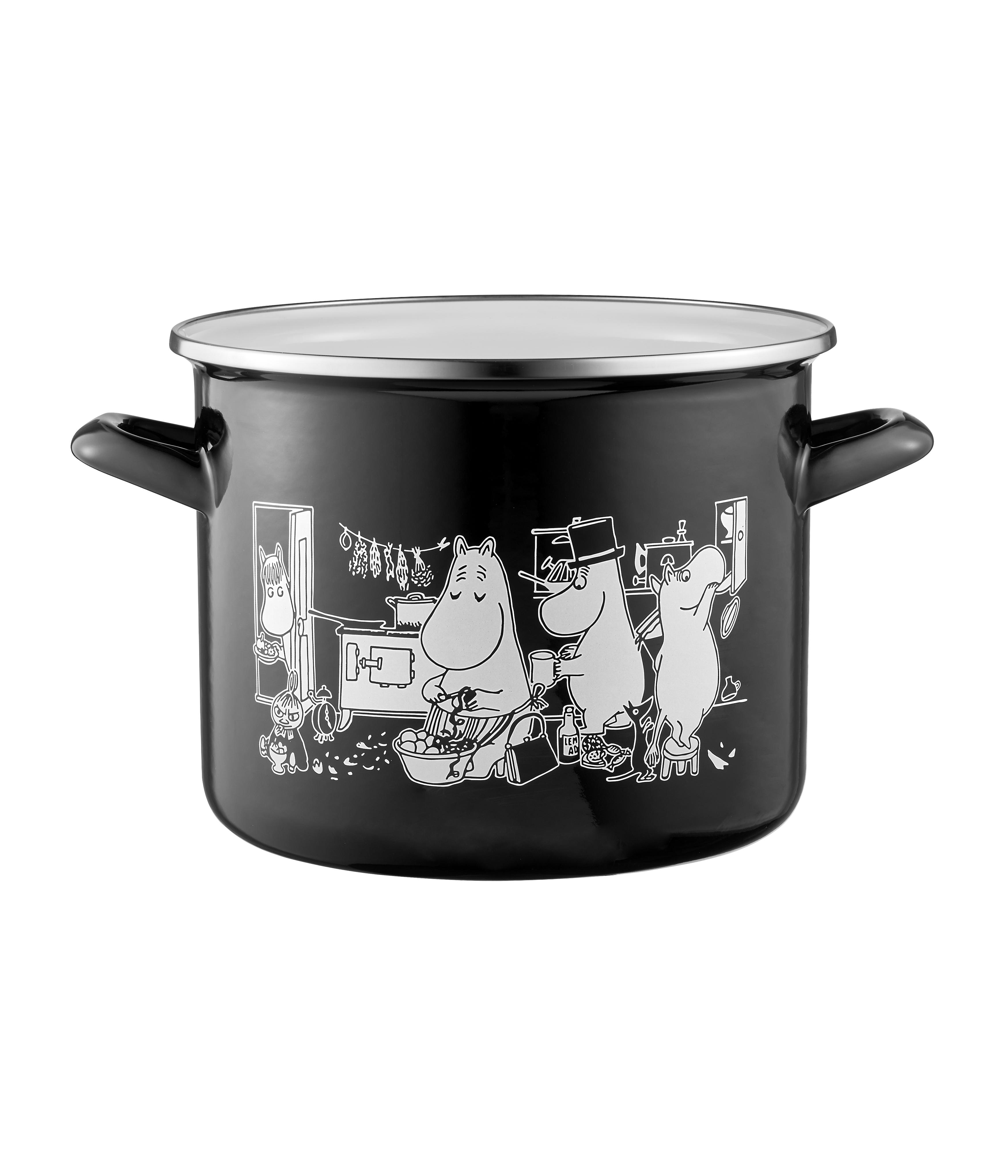 Mumin Emaljgryta med lock - 3,5 L - 2