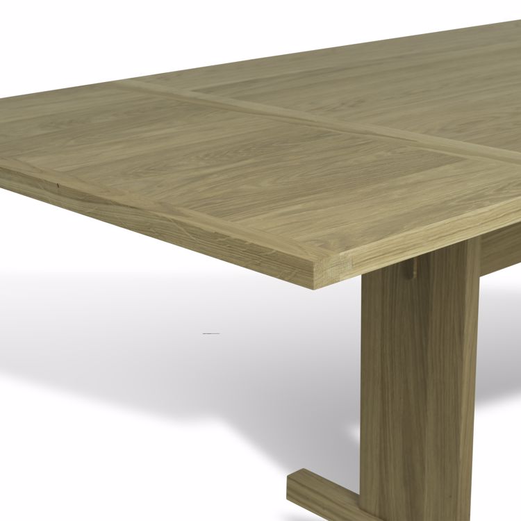 Matbord Arv 200 - 280 x 85 ek vitpigment Mavis  - 5