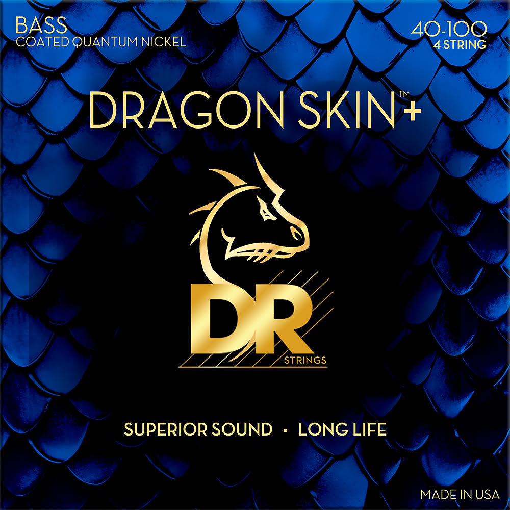 DR Dragon Skin+ DBQ-40 Quantum Nickel Bass Strings 040-100