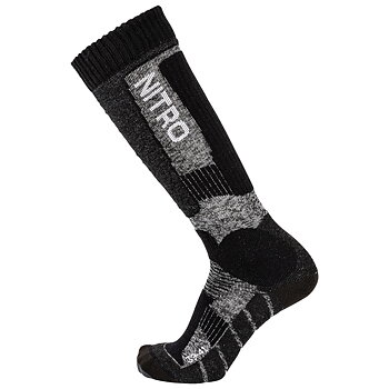 Nitro Cloud 8 Unisex Socks Black/Grey