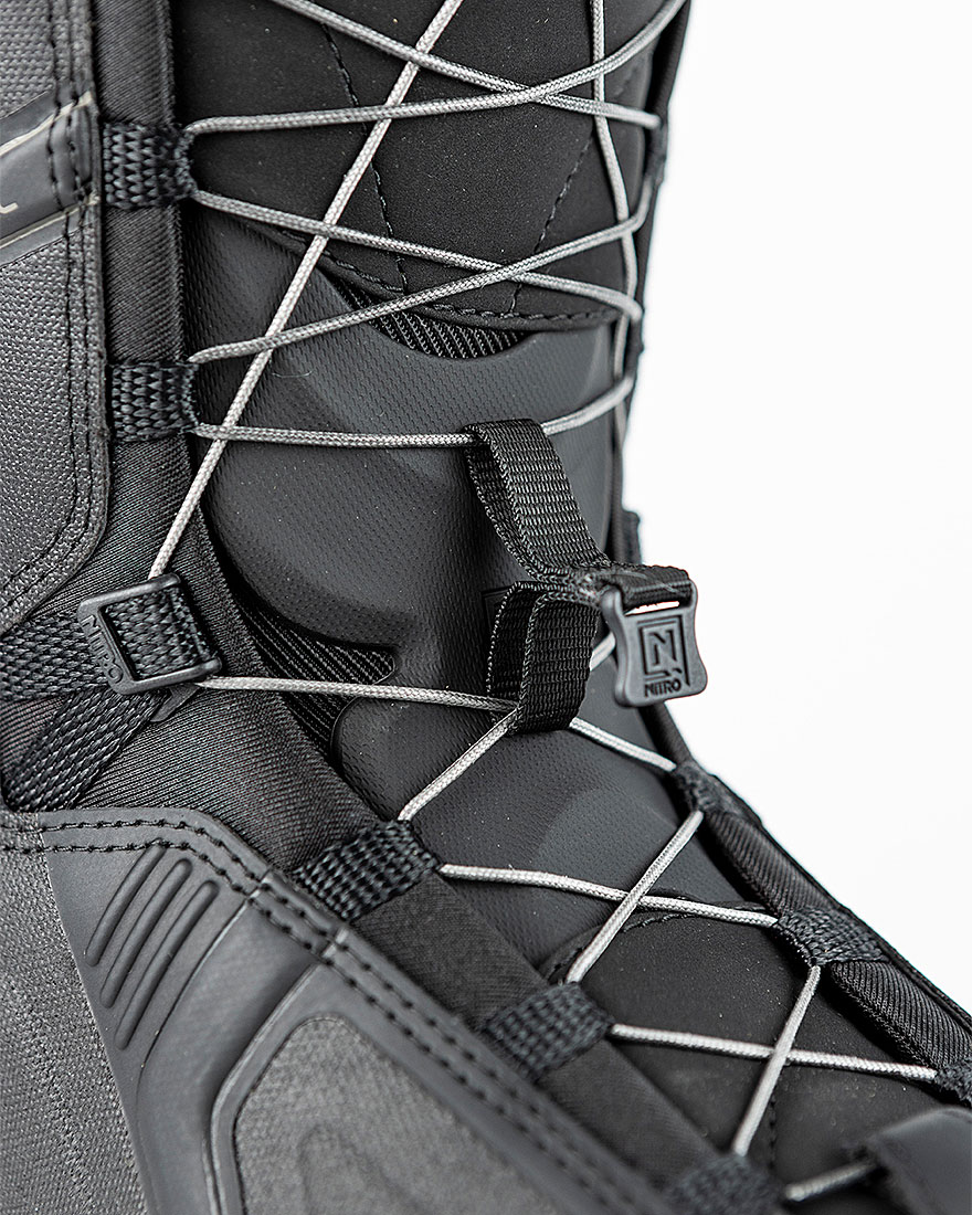 Nitro Snowboard Boots Capital Tls Powercord Black - 7