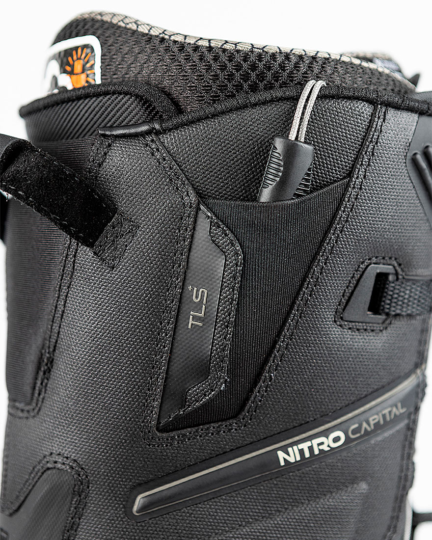 Nitro Snowboard Boots Capital Tls Powercord Black - 9