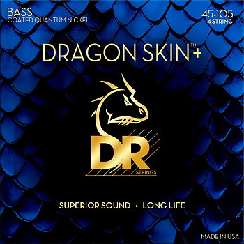 DR Dragon Skin+ DBQ-45 Quantum Nickel Bass Strings 045-105