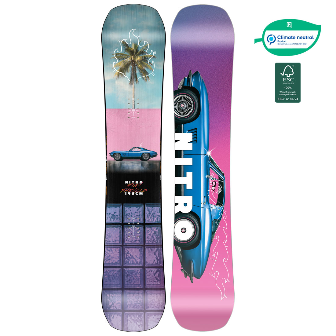 Nitro Snowboard Mini Thrills 143
