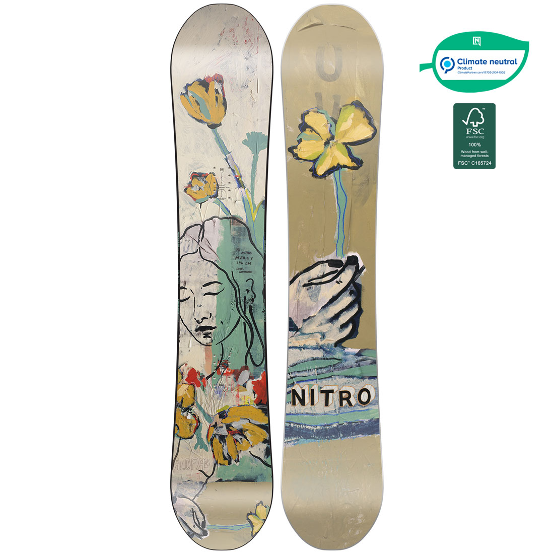 Nitro Snowboard Mercy 146 - Standtall.se