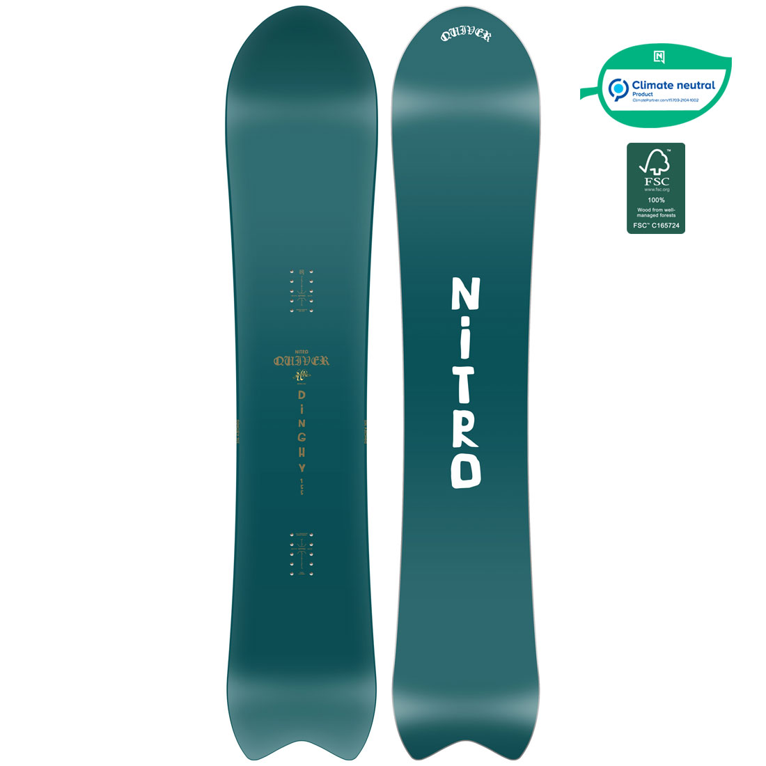 Nitro Snowboard Quiver Dinghy 155 (Wide) - Standtall.se