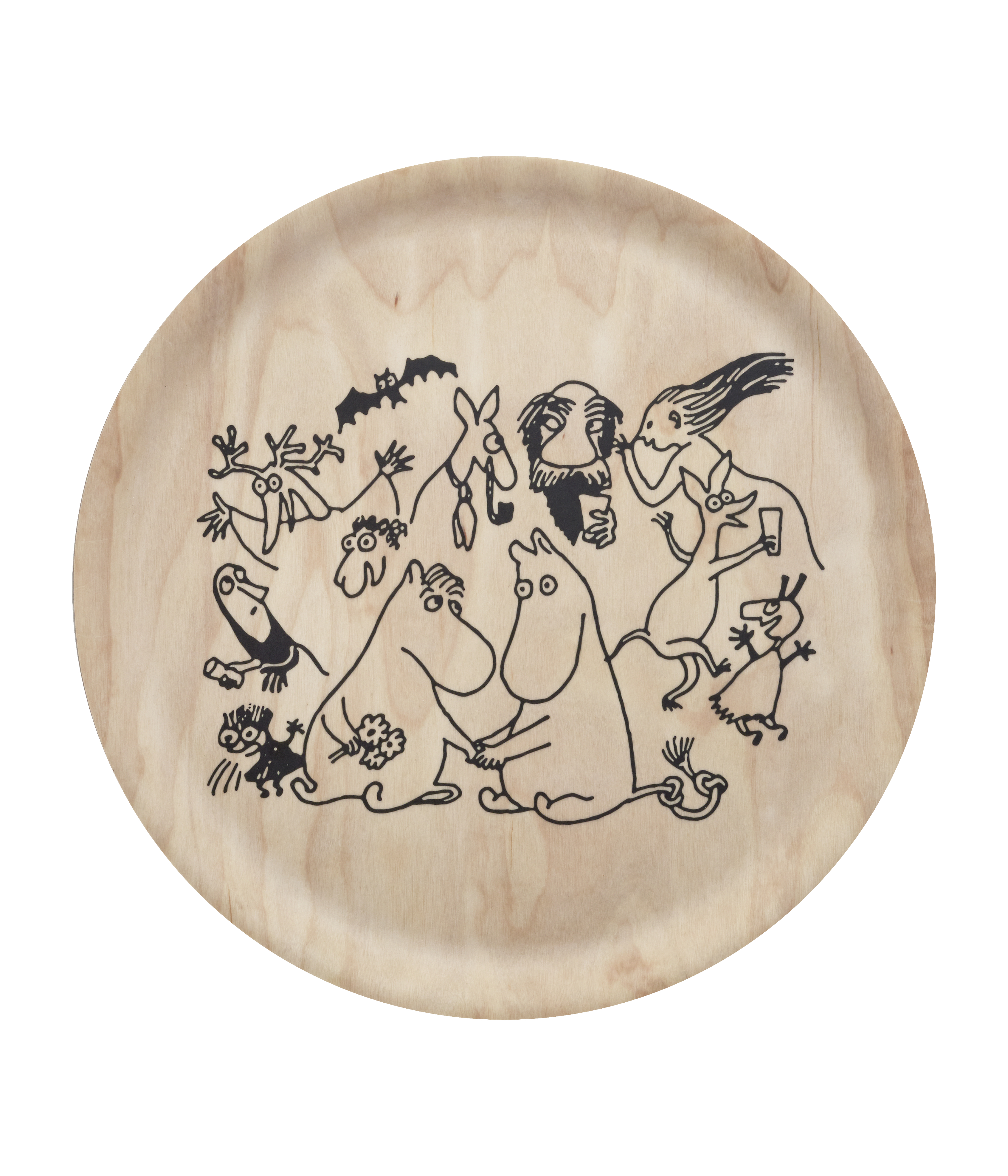 Rund Muminbricka 35 cm - Moomin 80