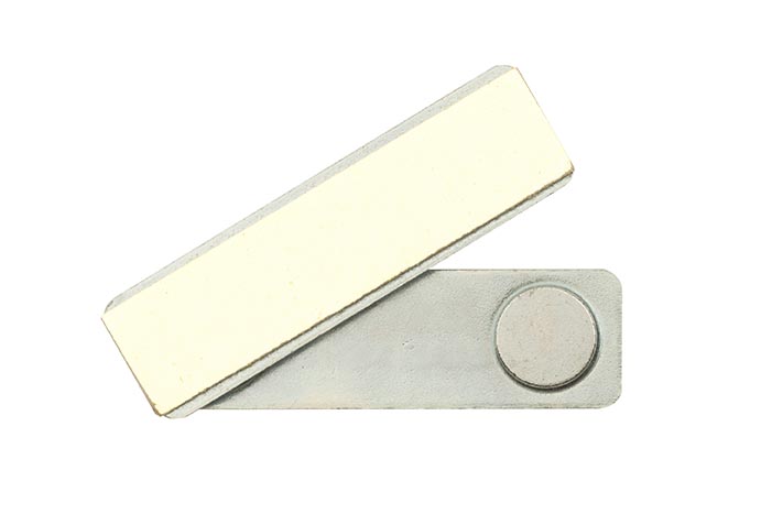 NOTE Name tag - with magnetic clips - 2