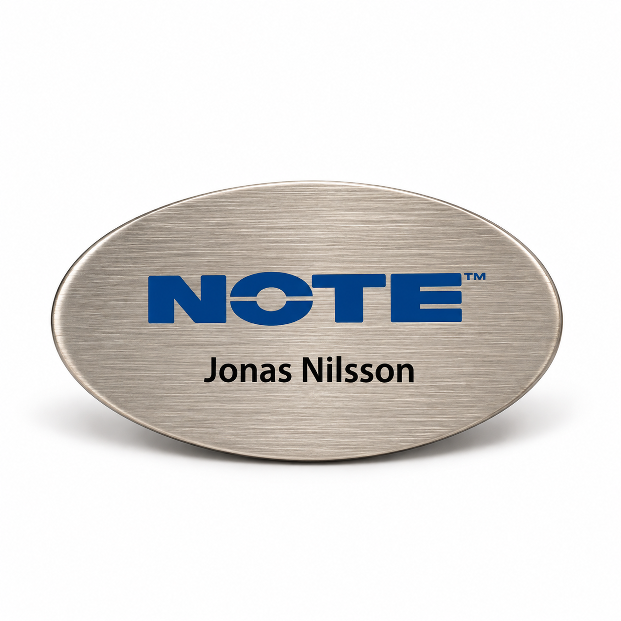 NOTE Name tag - with magnetic clips