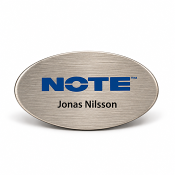 NOTE Name tag - with magnetic clips