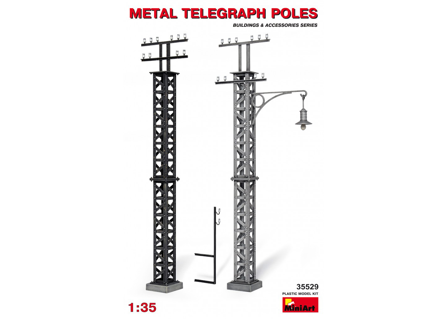 1/35 Metal Telegraph Poles