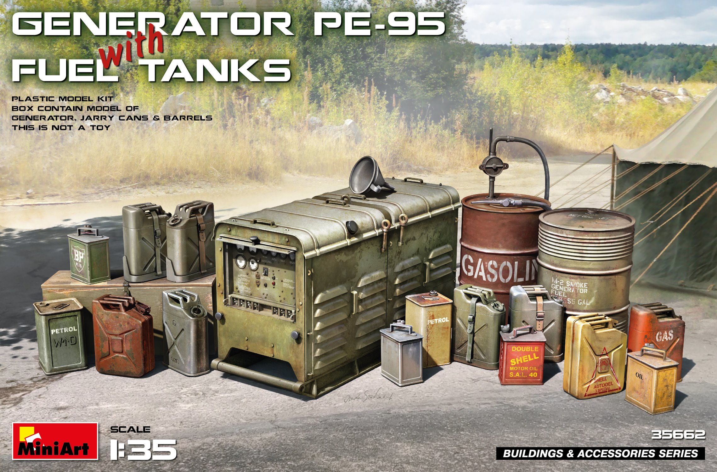 1/35 Generator PE-95 with Fuel Tanks
