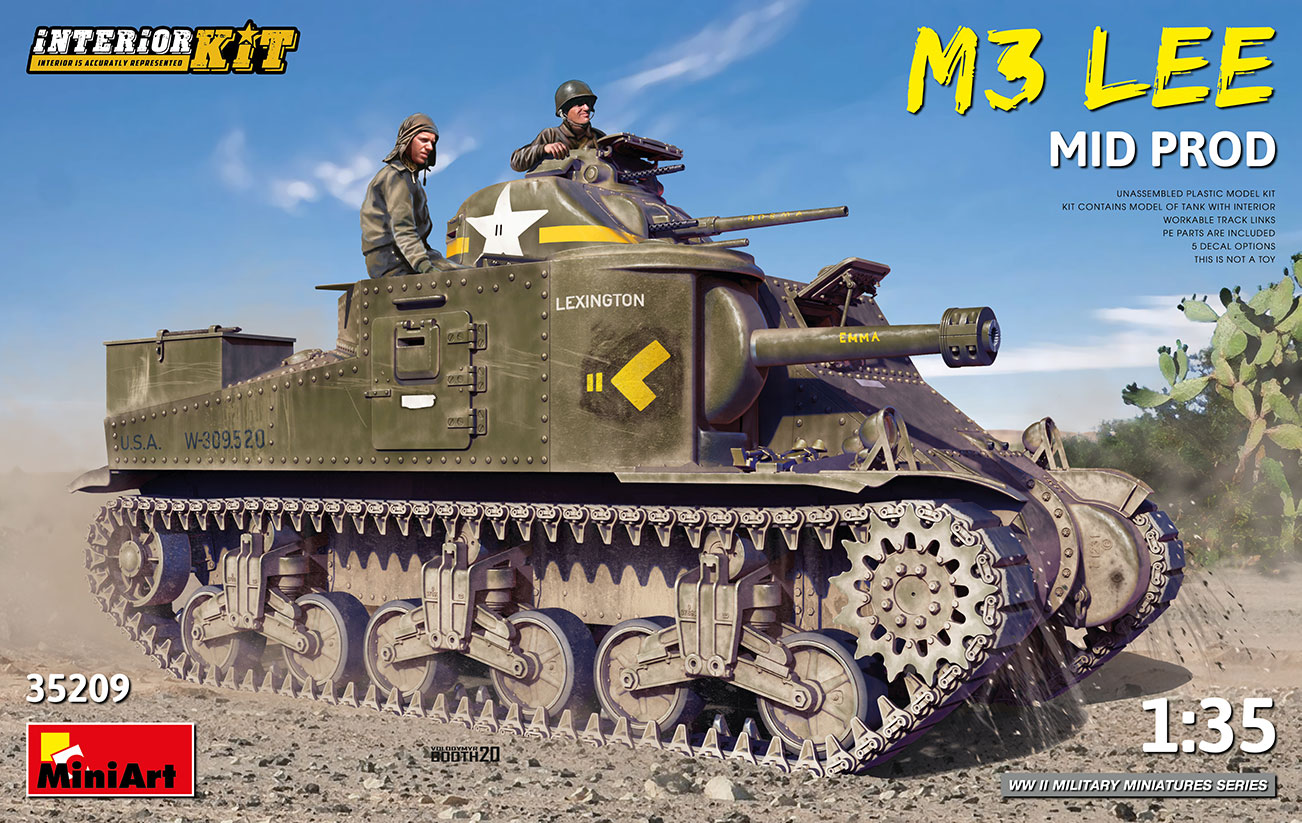 1/35 M3 Lee Mid Prod. Interior Kit