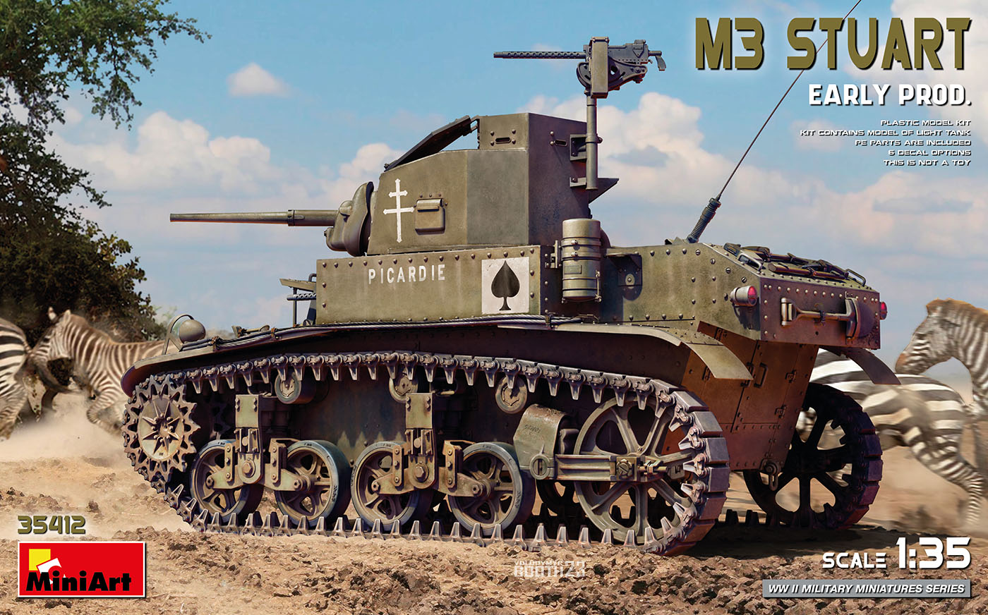 1/35 M3 Stuart. Early Prod.