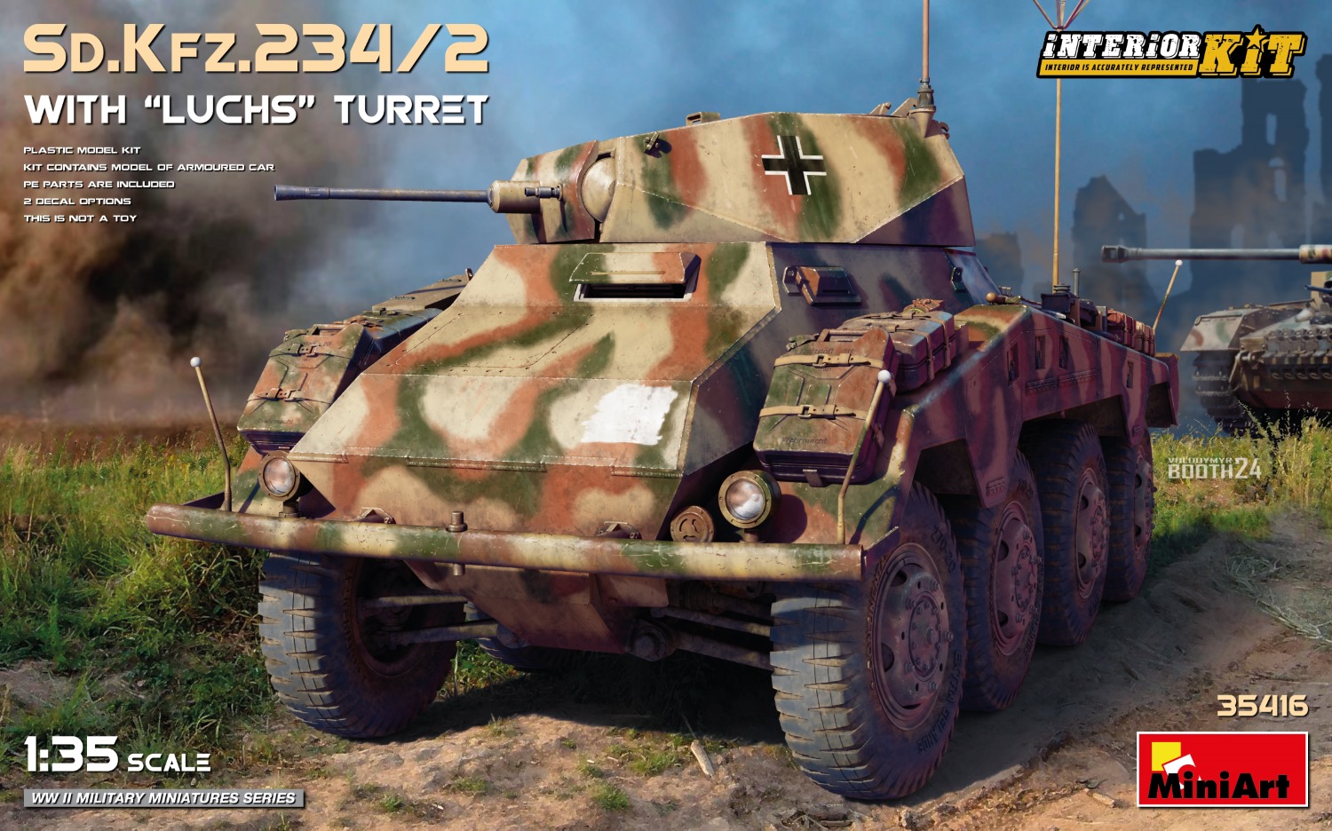 1/35 Sd.Kfz.234/2 with ?Luchs? Turret. Interior Kit