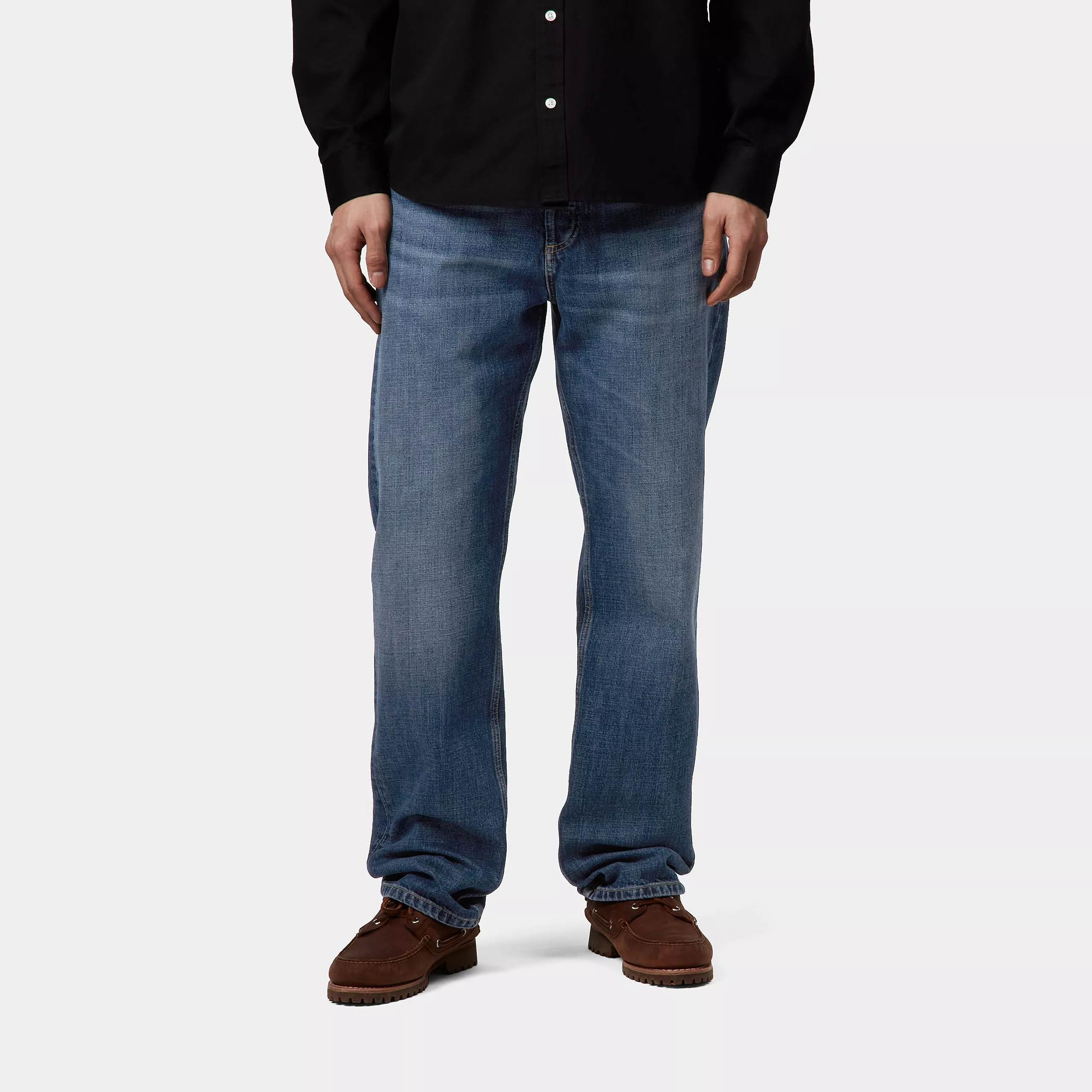 Carhartt WIP Marlow Jeans Blue Dark Used Wash - 6