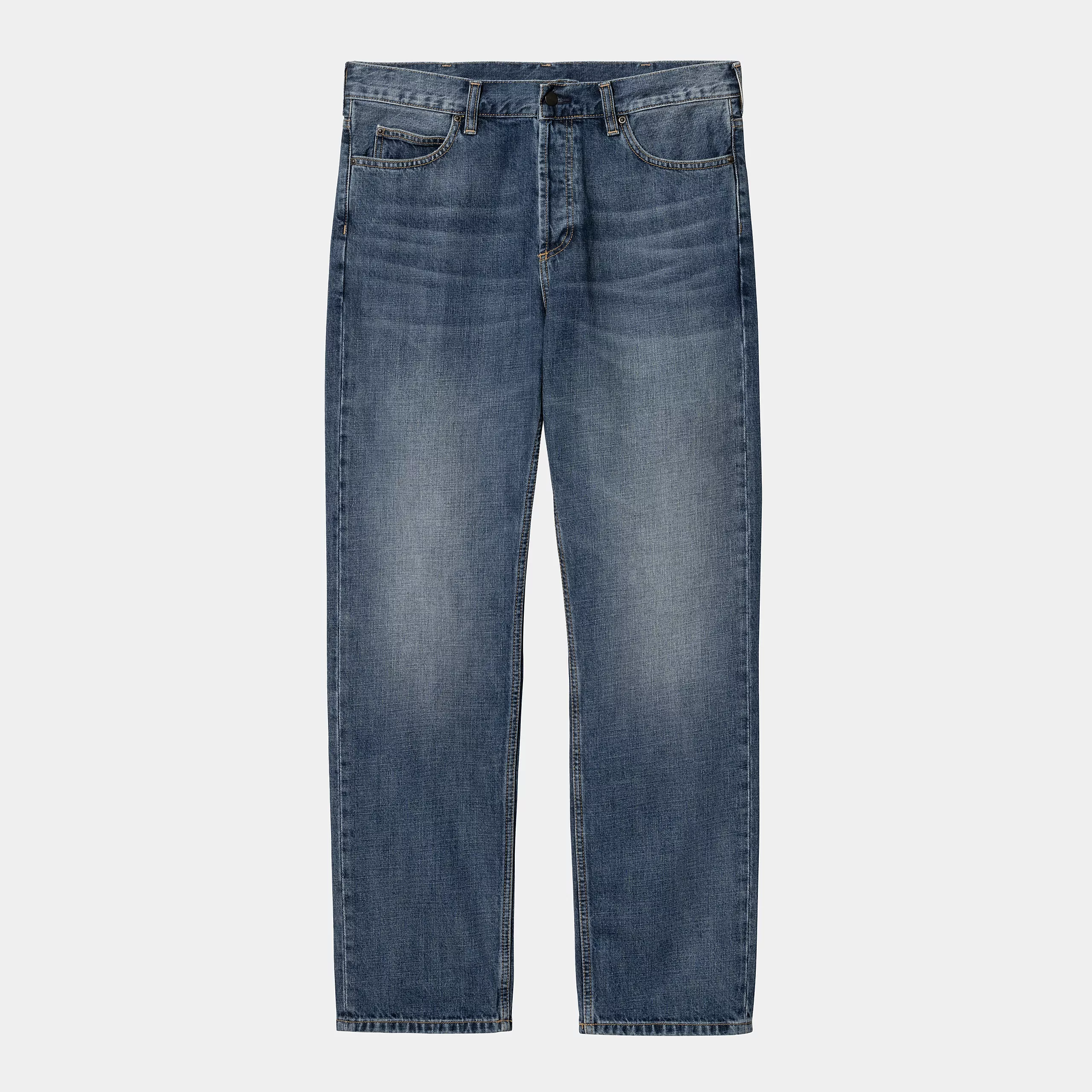 Carhartt WIP Marlow Jeans Blue Dark Used Wash - 4