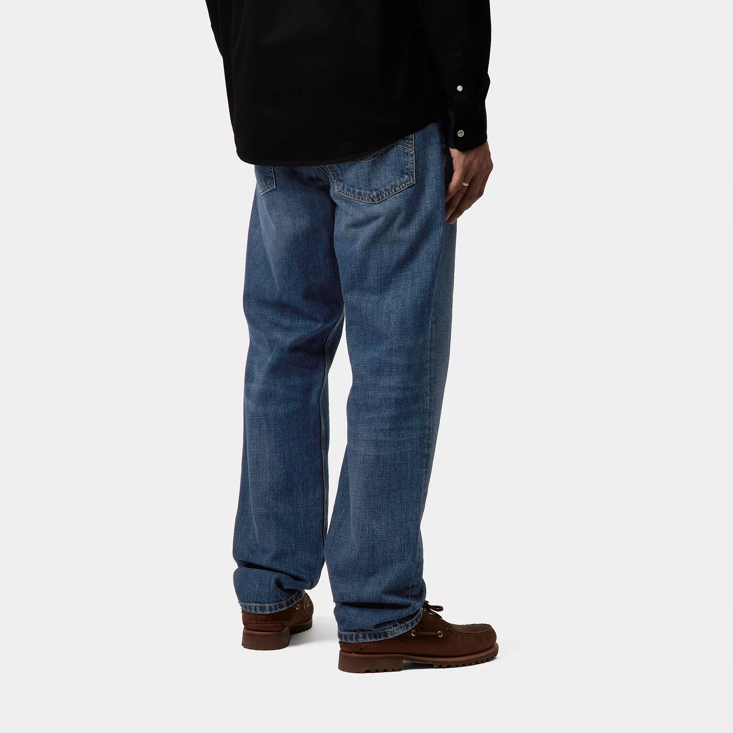 Carhartt WIP Marlow Jeans Blue Dark Used Wash - 2