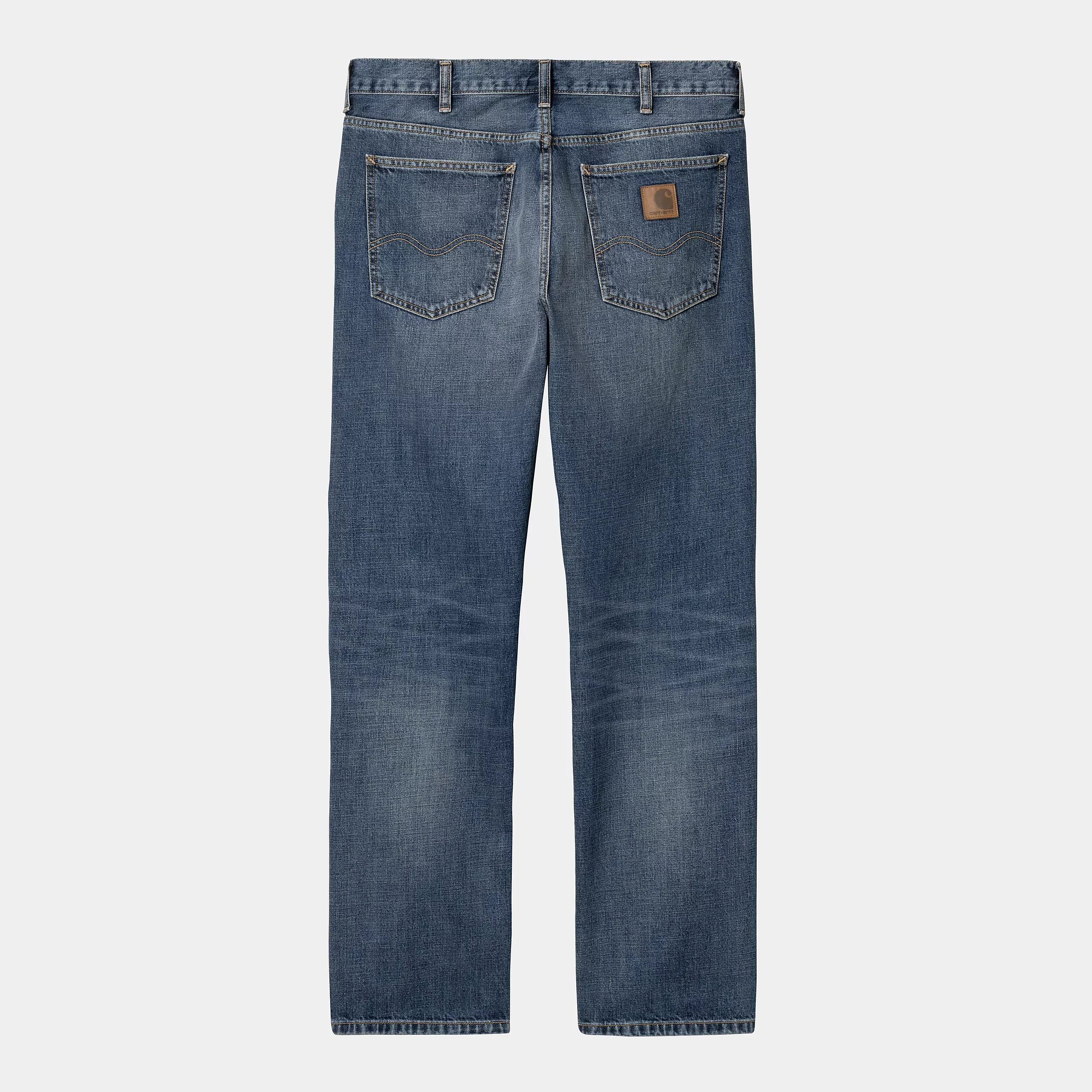 Carhartt WIP Marlow Jeans Blue Dark Used Wash - 5