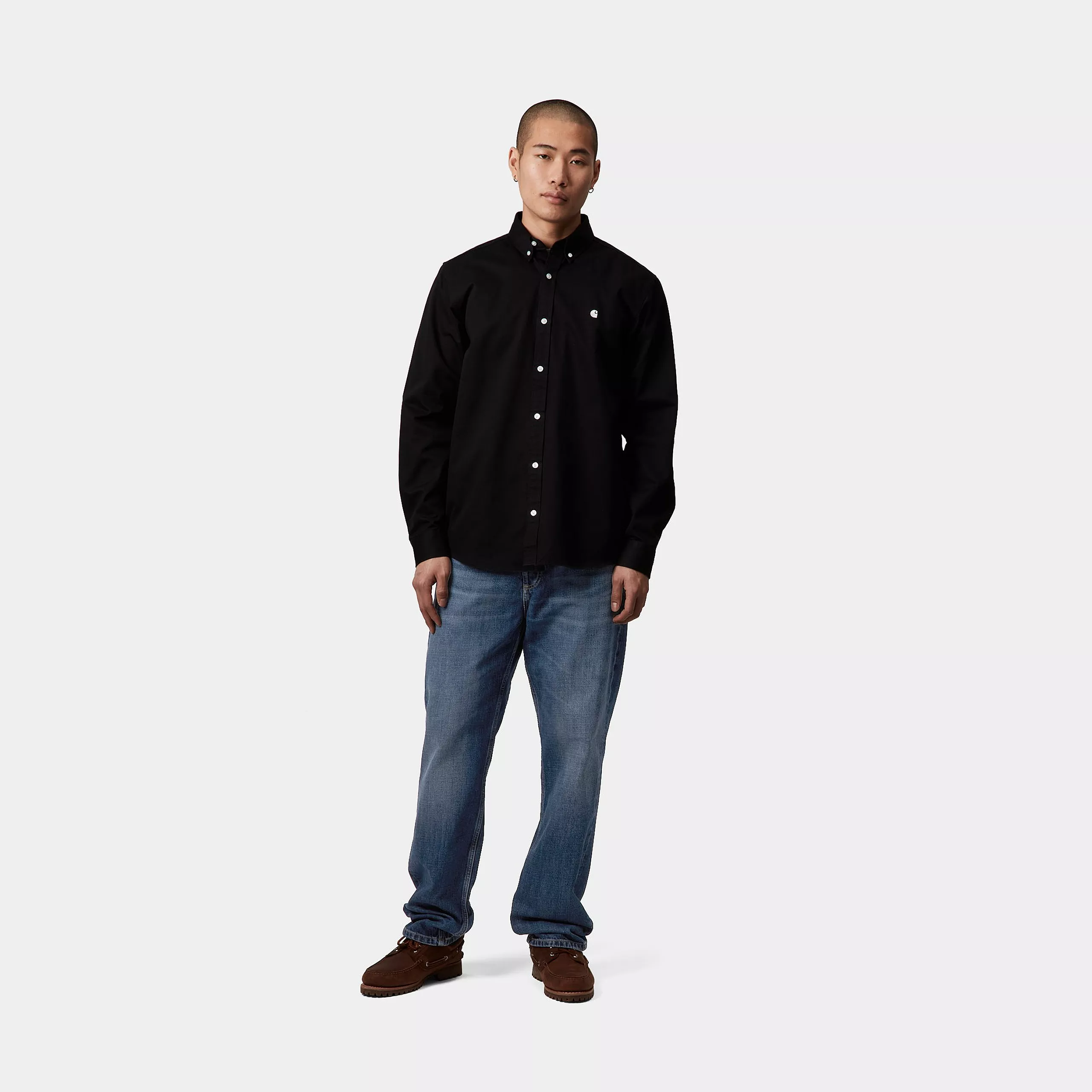 Carhartt WIP Marlow Jeans Blue Dark Used Wash - 3
