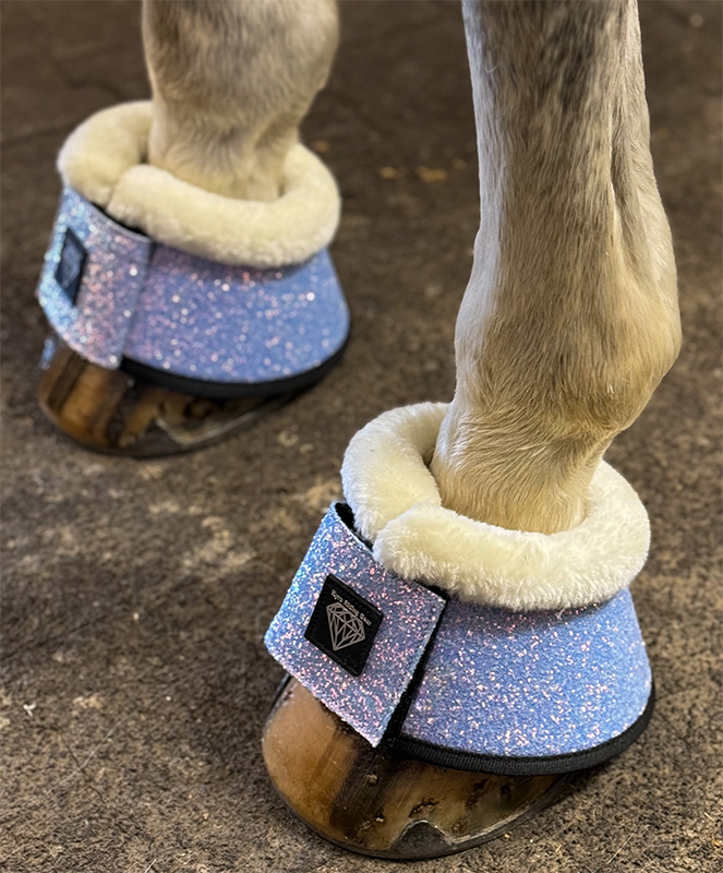 BELL BOOTS SUPER SPARKLY LAVENDEL TEDDY